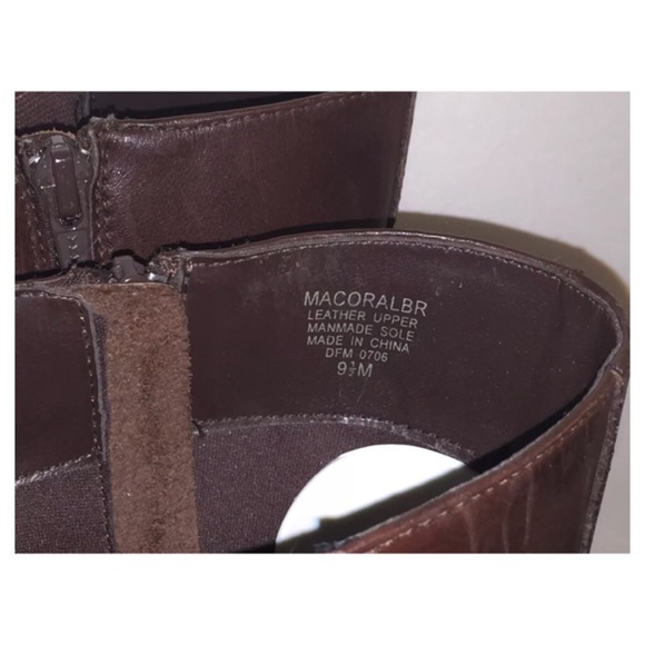 Anne Klein Women’s Size 9.5 Brown Tall Boots FLAW - Picture 7 of 8